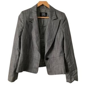 Herve Leger Gray Blazer Jacket